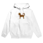 BlumeBellのキャバリアキングチャールズスパニエル・ルビー Hoodie