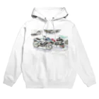 rosy matsushitaの道の駅　原付ーズ Hoodie