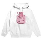 AURA_HYSTERICAのBear_in_the_Pocket Hoodie