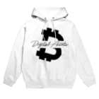 TROPiCALViBESのBitcoin Digital Assets blackfont Hoodie