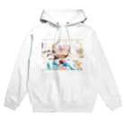 mimicolorの赤い花 Hoodie