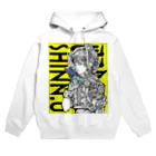 SHINN.U ONLINEのKIIRO（ロゴ黒） Hoodie