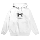 savannahのRibbon-Black Hoodie