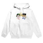 WANPA's STOREのミニわんぱ君としおりちゃん Hoodie