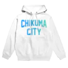 JIMOTOE Wear Local Japanの千曲市 CHIKUMA CITY Hoodie