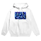 マルサンカクシカクのクリスタルブルー Hoodie