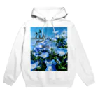 Rangetuのネモフィラと花 Hoodie