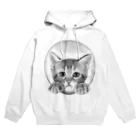 猫の楽園のイタズラ子猫　 Hoodie