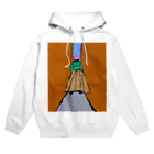 junsen　純仙　じゅんせんのJUNSEN（純仙）路地を歩く女性 Hoodie