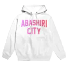 JIMOTOE Wear Local Japanの網走市 ABASHIRI CITY パーカー