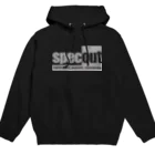 specout music recordsのFront silver logo only パーカー