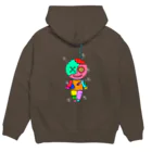 Ａ’ｚｗｏｒｋＳのHANGING VOODOO DOLL with PINS Hoodie:back