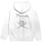 Ａ’ｚｗｏｒｋＳのRAKUGAKIXBONE WHTCAM Hoodie:back