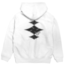 RMk→D (アールエムケード)の楼卍(ロマン)の黒。 Hoodie:back