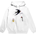 LittleLoroのSwallows 0539 ツバメ つばくろ スワロウテイル Hoodie