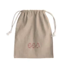 nsnの3(RED) Mini Drawstring Bag