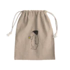 くりん@イラストレーターのオロポるしろくま[二足歩行] Mini Drawstring Bag