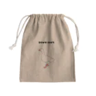 ハナのお店の羽毛１００％ Mini Drawstring Bag