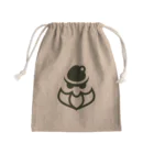 サンタｘマフィア オフィシャルshopのサンタ×マフィアロゴ【黒】 Mini Drawstring Bag