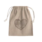 maru houseの自分の心を大切に。 Mini Drawstring Bag