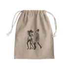 イラストレーターこたけゆか 公式オリジナルグッズのHEY LADIES!  Mini Drawstring Bag