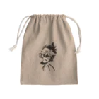 ダンディーおじさんのお店の眼鏡ダンディーさん Mini Drawstring Bag