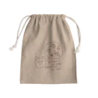 aripapanの編み物好きなくま Mini Drawstring Bag