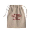 Mappila SHOPのカレッジ風［ネバダカラー］　フラットアース　FLATEARTH Mini Drawstring Bag