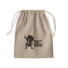 やすなま屋のND MURDOG（黒） Mini Drawstring Bag