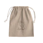 癸-mizunoto-の落ちこんだうさぎ Mini Drawstring Bag