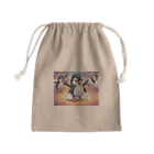 MistyStarkのペンギンダンス Mini Drawstring Bag