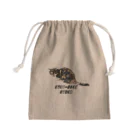 もっち（mocchi）の黒三毛猫ちゃん Mini Drawstring Bag