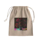 水草のサイケデリックなアマリリス Ⅱ Mini Drawstring Bag