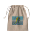 Drecome_Designの【レインボーカラー】おねんね海獺(ラッコ)親子 Mini Drawstring Bag