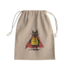Lapis SHOPの黒猫ヒーロー Mini Drawstring Bag