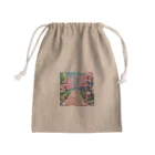 ruiruirのドット絵　子うさぎ　春のお散歩 Mini Drawstring Bag