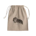 AruneMica35のdog ダックスフント Mini Drawstring Bag