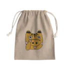 ロジローのあっかんべーこ(黄) Mini Drawstring Bag