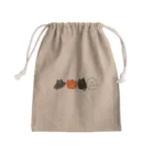 おもち屋さんのハロウィンの仲間たち Mini Drawstring Bag