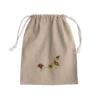 Savon sheep の宝石きのこのお世話 Mini Drawstring Bag