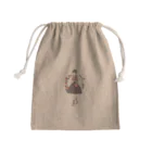 背骨の秋をあしらう Mini Drawstring Bag