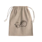 Chi-Chi-tambourineのアイスがおいしいリスさん Mini Drawstring Bag