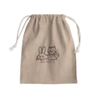 やっくもの眠いね。たぷうさ Mini Drawstring Bag