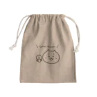 おっとりくまこのくまこ巾着 Mini Drawstring Bag