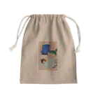 ぷいこのおみせの秋のヨナガちゃん。 Mini Drawstring Bag