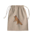 chîcaのキタキツネさん Mini Drawstring Bag