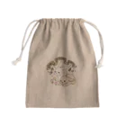 みしゃ@Atelier Robinのレトロアニマル 春待ちうさぎ Mini Drawstring Bag