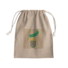 ERIKA MIYAJIMAの甲骨文字『辶』 Mini Drawstring Bag