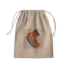 ERIKA MIYAJIMAの甲骨文字『夂』 Mini Drawstring Bag