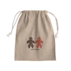 カイヅカの土偶 赤＆黒 JOMON POWER Mini Drawstring Bag